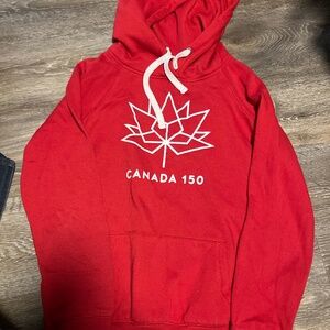 Red Canadian hoodie